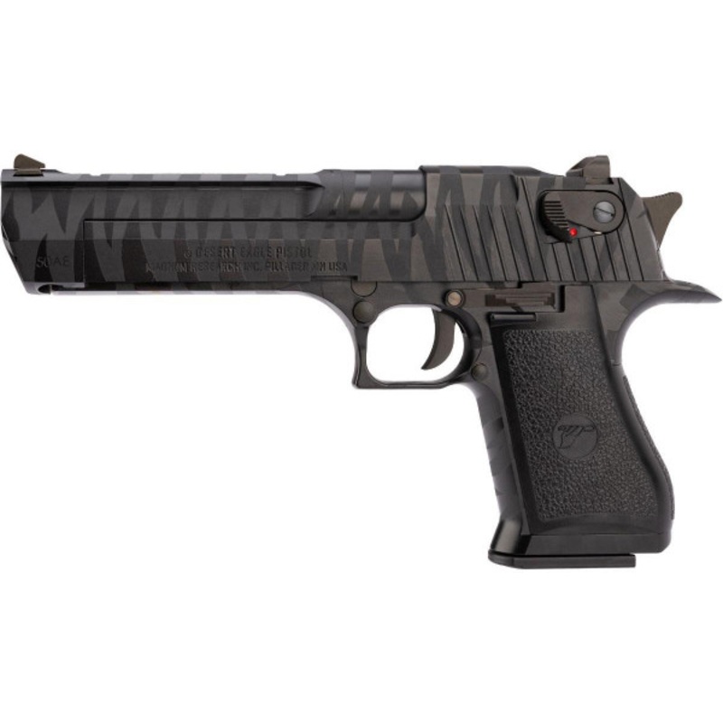 We-Tech Magnum Research Desert Eagle .50 AE Gas Blowback Pistol, Black Tigerstripe