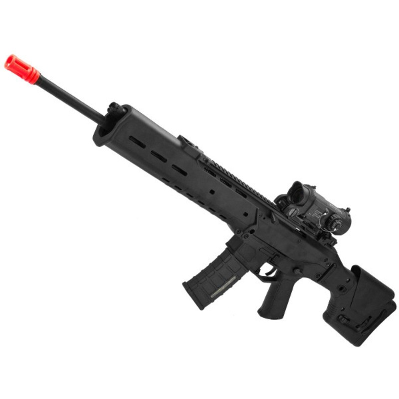 A&K Adaptive Combat AEG Airsoft Rifle, Black/DMR