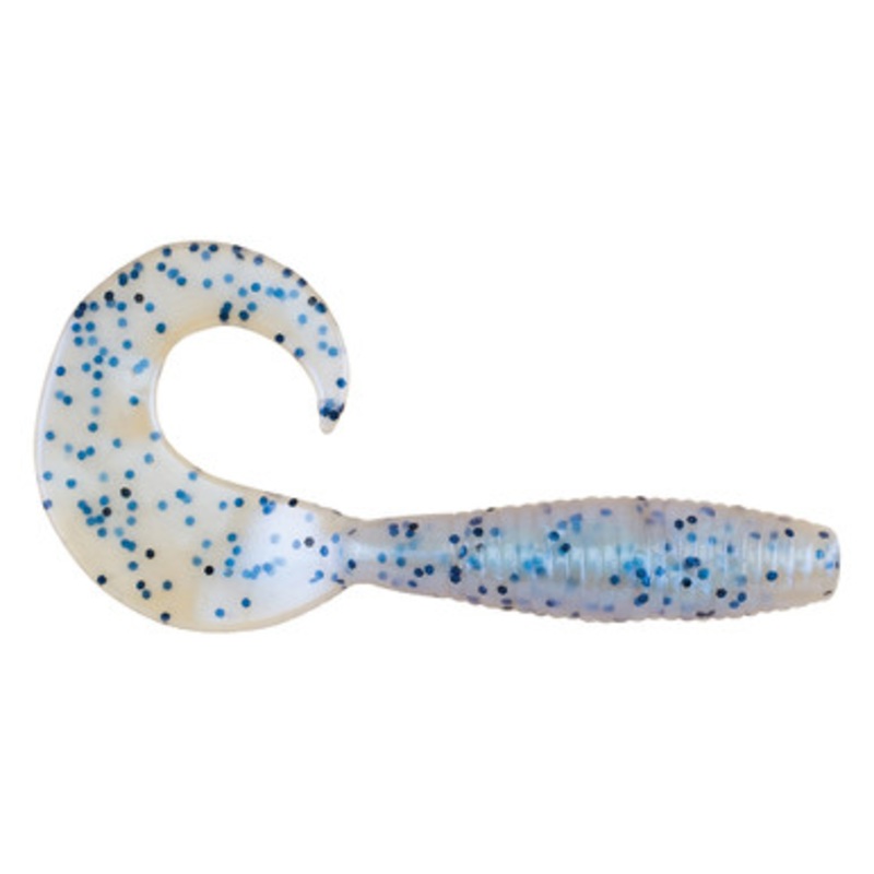 Berkley Powerbait Power Grub – 4in – Blue Pearl Salt and Pepper