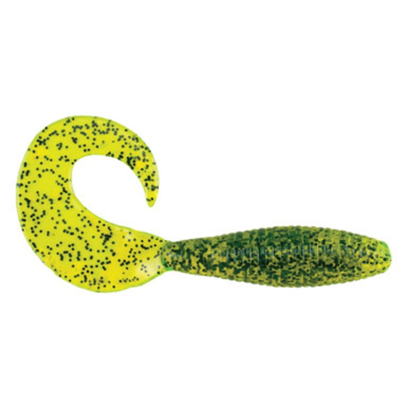 Berkley Powerbait Power Grub – 5in – Chartreuse Pepper