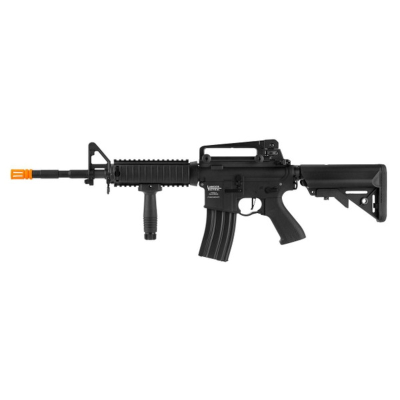 Lancer Tactical LT-04 M4 RIS Proline Series Low FPS Airsoft Rifle, Black