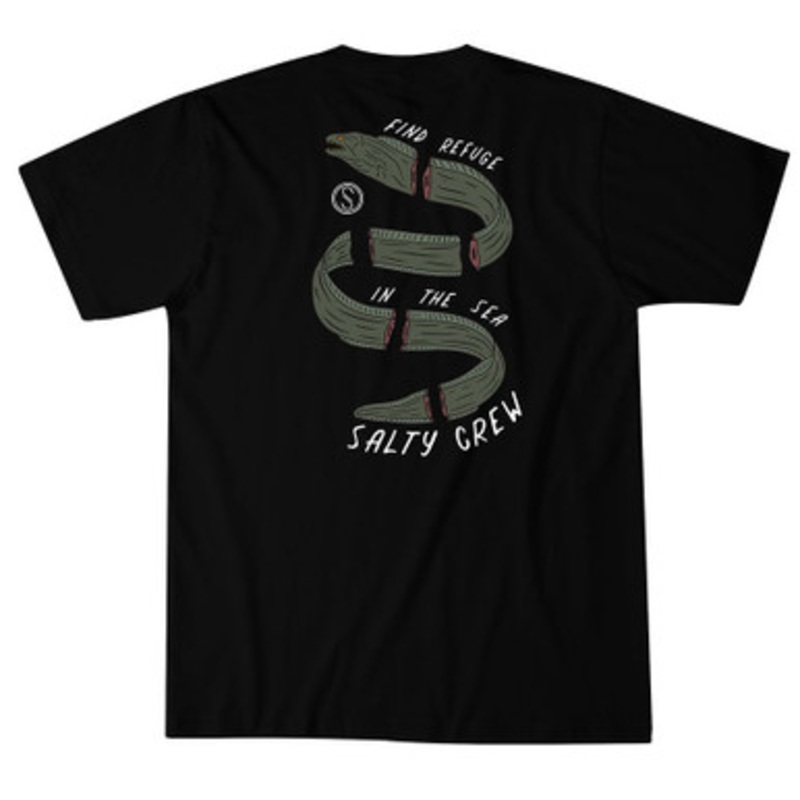 Salty Crew Serpetine Short Sleeve T-Shirt – Black – XL