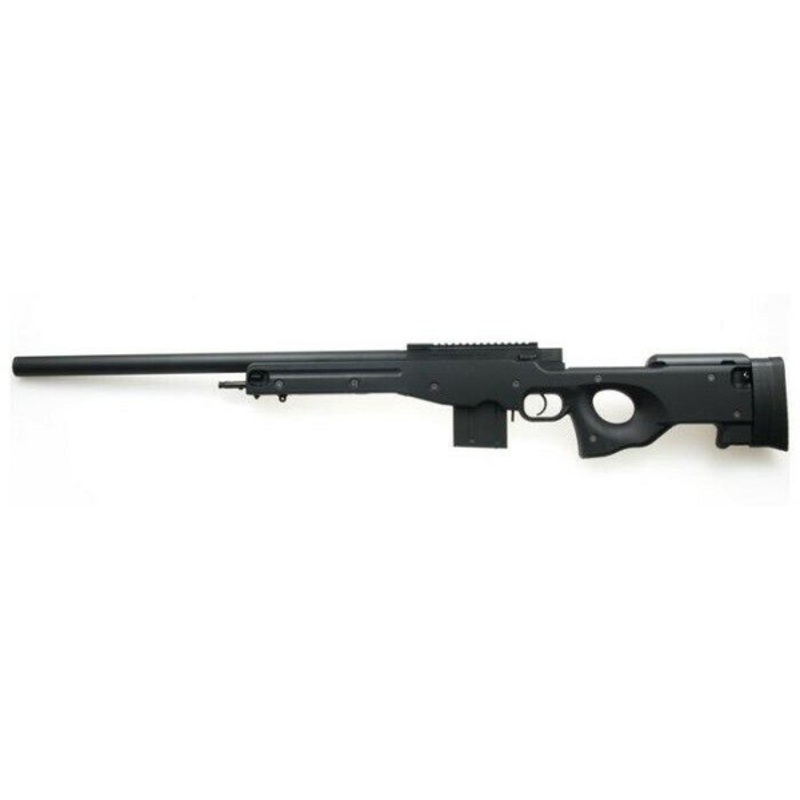 Tokyo Marui L96 AWS Bolt Action Airsoft Sniper Rifle w/ Bull Barrel, Black