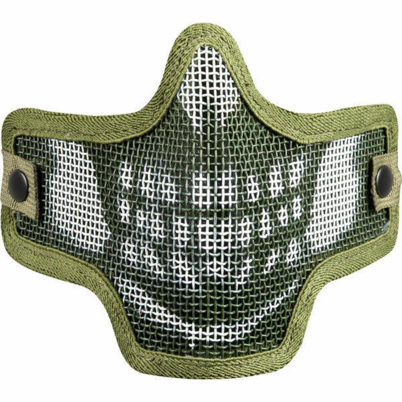 Valken Kilo Airsoft Mesh Mask – Skull, Olive