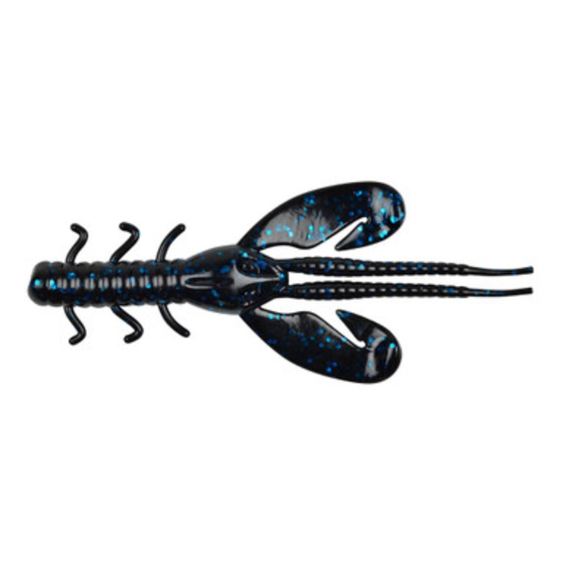 Berkley Power Bait Rocket Craw – Black Blue Fleck