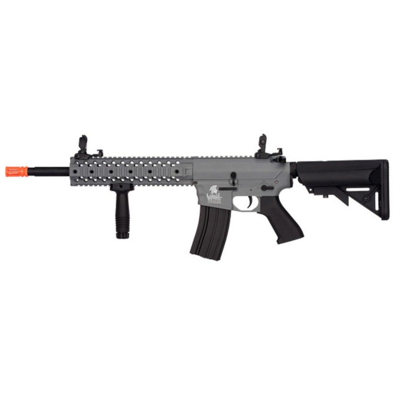Lancer Tactical Gen 2 EVO M4 10 Free Float RIS AEG Airsoft Rifle, Grey