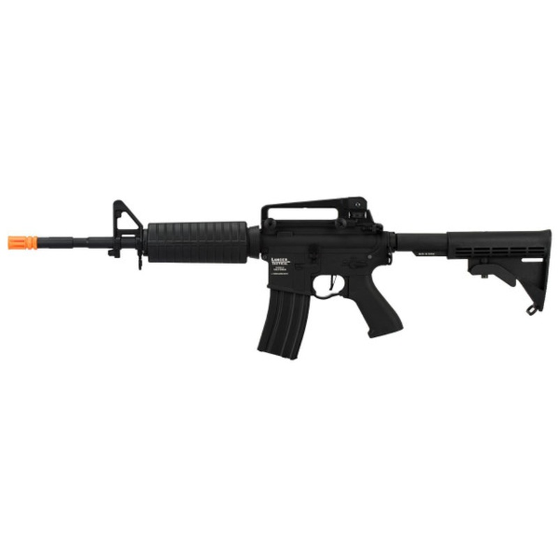 Lancer Tactical M4A1 LT-06 ProLine Series High FPS Carbine Airsoft Rifle, Black