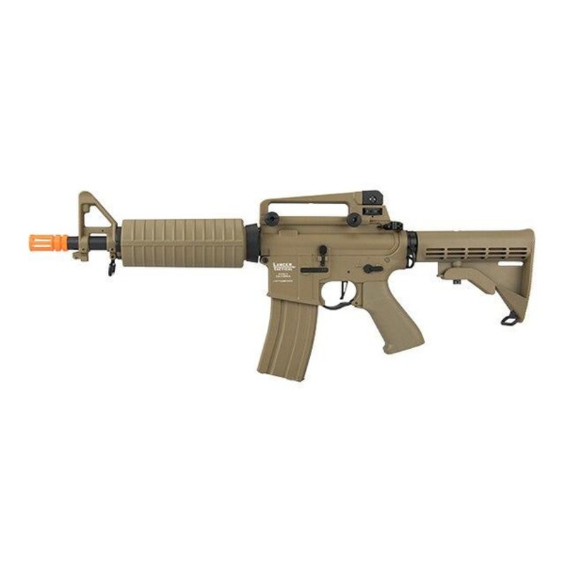 Lancer Tactical M933 Commando Proline Series High FPS AEG Airsoft Rifle, Tan