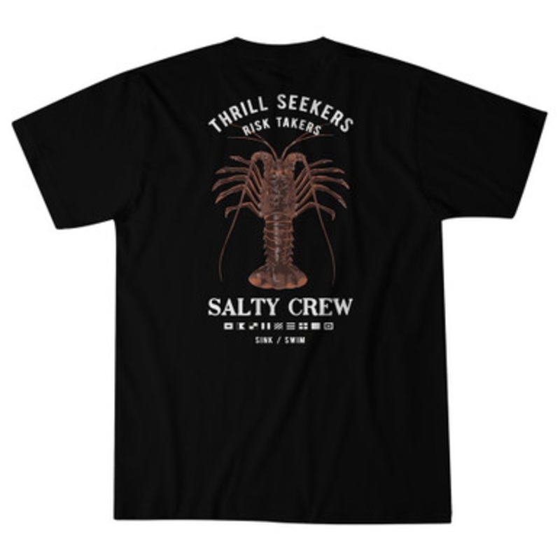 Salty Crew Bugging Out Short Sleeve T-Shirt – Black – L