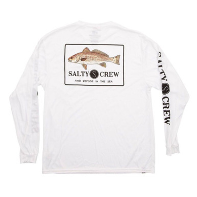 Salty Crew Spot Tail Long Sleeve Tech T-Shirt – White – XL
