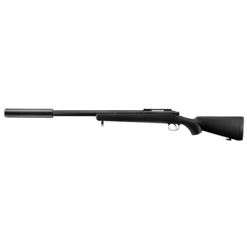 Tokyo Marui VSR-10 G-Spec Bolt Action Airsoft Sniper Rifle w/ Mock Suppressor, Black