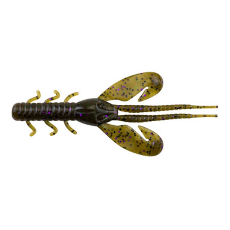 Berkley Power Bait Rocket Craw – Green Pumpkin Green and Purple