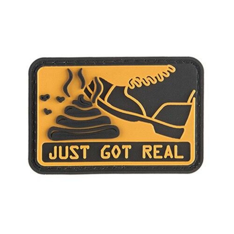 G-Force Sh*t Just Got Real PVC Morale Patch, Yellow