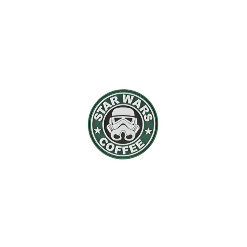 G-Force Starwars Coffee Trooper PVC Morale Patch, Green