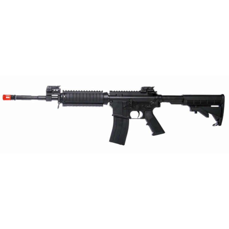 KJW M4 RIS Gas Blowback Rifle, Black