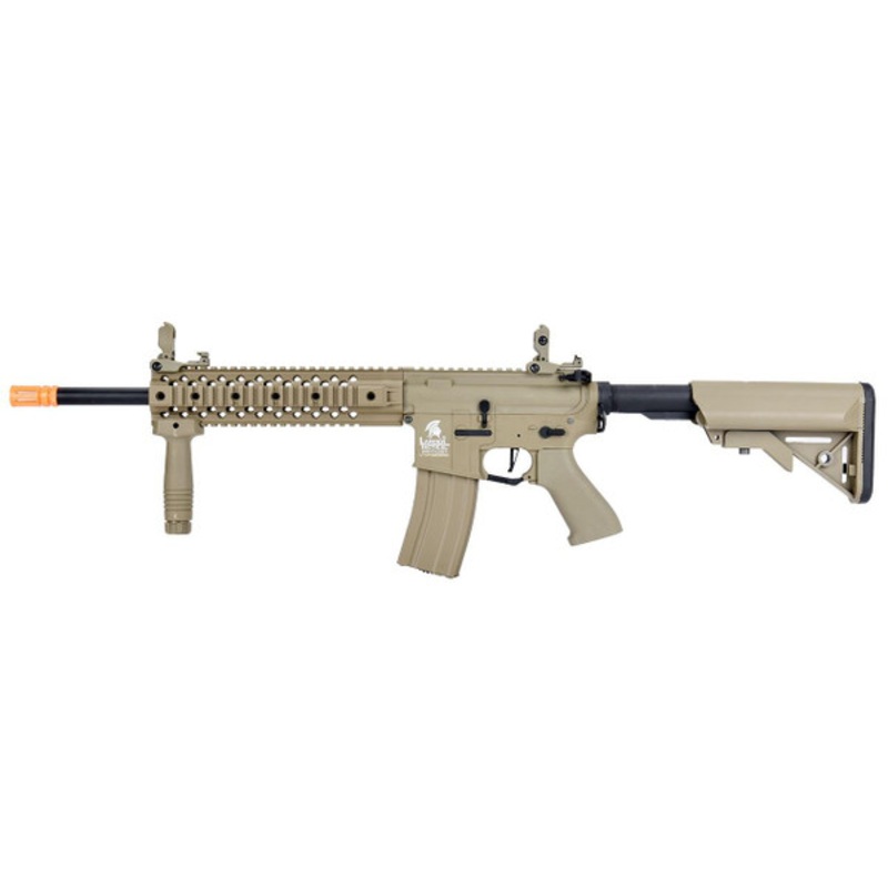Lancer Tactical EVO M4 Gen 2 Hybrid High FPS AEG Airsoft Rifle, Tan