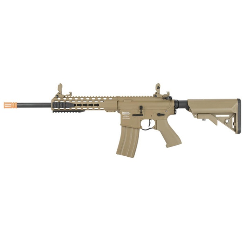 Lancer Tactical LT-19 M4 10 ProLine High FPS AEG Airsoft Rifle, Tan