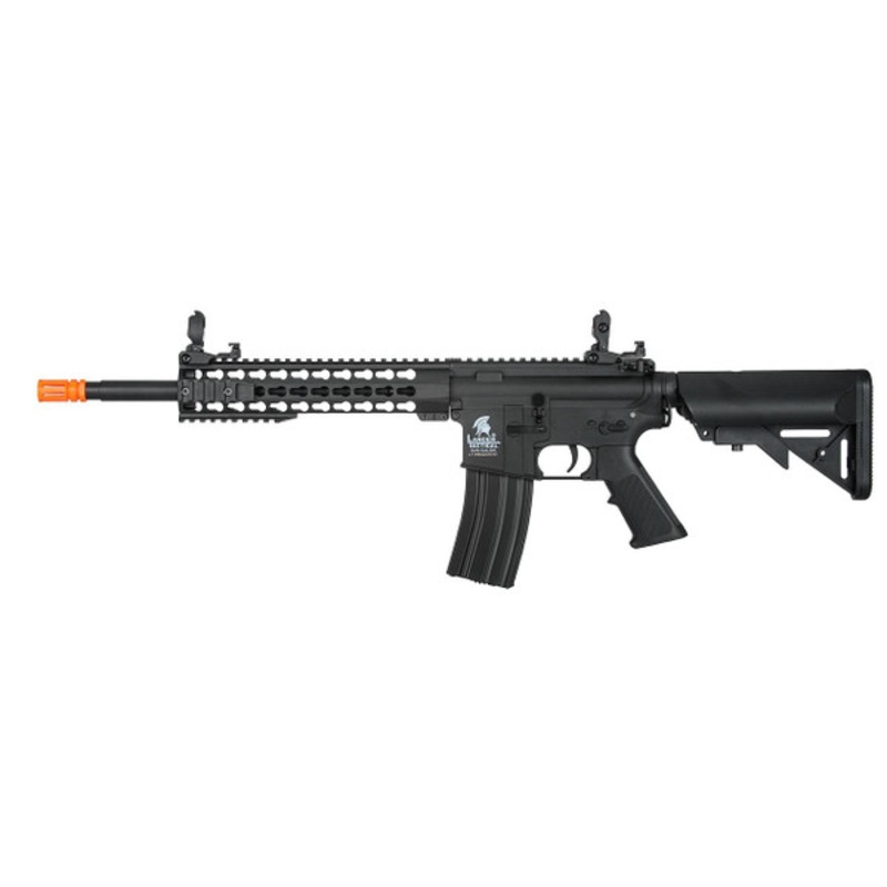 Lancer Tactical M4 10 Keymod AEG, Low FPS Version, Black