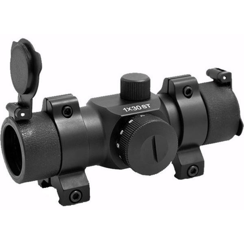 Valken Red Dot Sight 1x30ST w/ Weaver Mount, Black