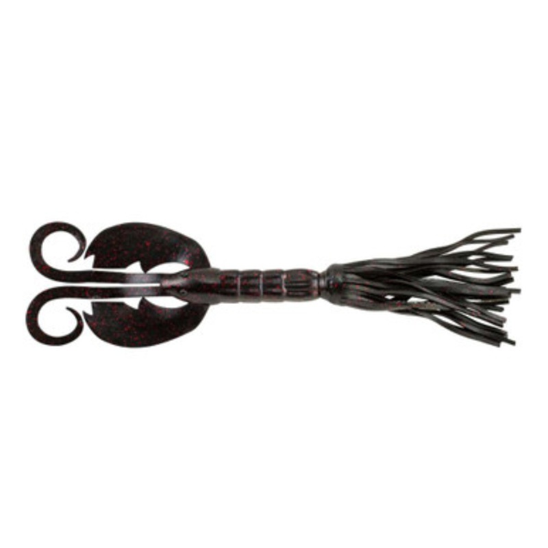 Berkley Powerbait Bearded Crazy Legs Chigger Craw Bait – Bk Red Fleck