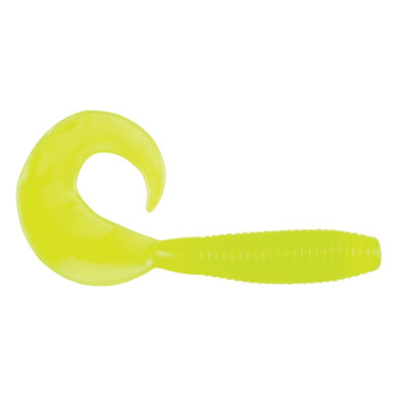Berkley Powerbait Power Grub – 4in – Milky Chartreuse