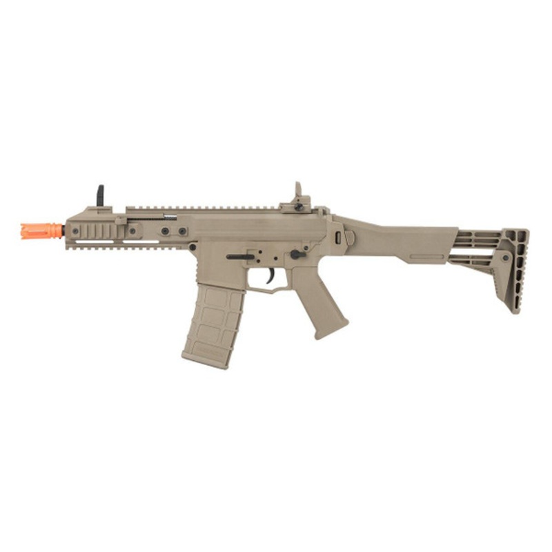 GHK G5 Gas Blowback Airsoft Rifle, Tan