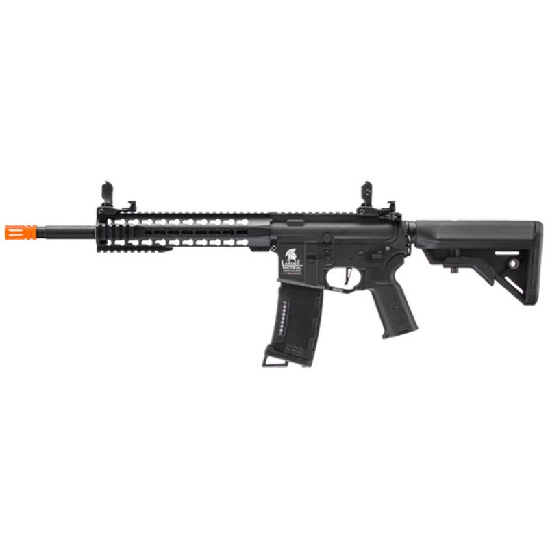 Lancer Tactical 10 Keymod M4 Carine AEG Airsoft Rifle, Gen 3, Black