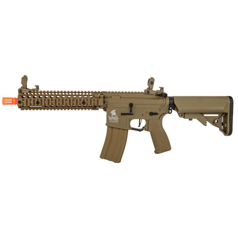 Lancer Tactical Hybrid Gen 2 M4 AEG Airsoft Rifle, Tan