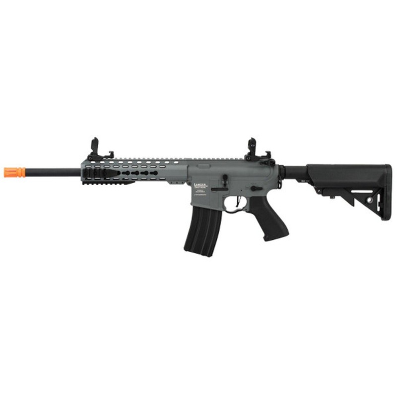 Lancer Tactical M4 LT-19 10 ProLine High FPS Carbine Airsoft Rifle, Gray