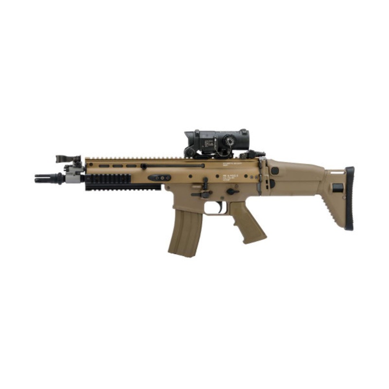 Tokyo Marui Next Generation Recoil Shock System FNH Licensed SCAR-L/MK16 AEG Airsoft Rifle, Flat Dark Earth