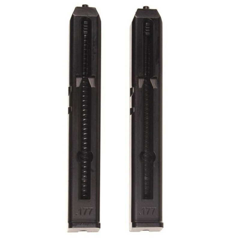 UMAREX 19rd Magazine for Smith & Wesson M&P / Beretta Elite ll, 2-Pack