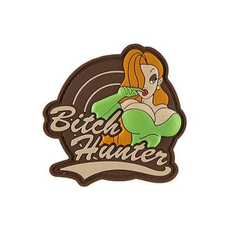 G-Force B*** Hunter PVC Morale Patch, Camo