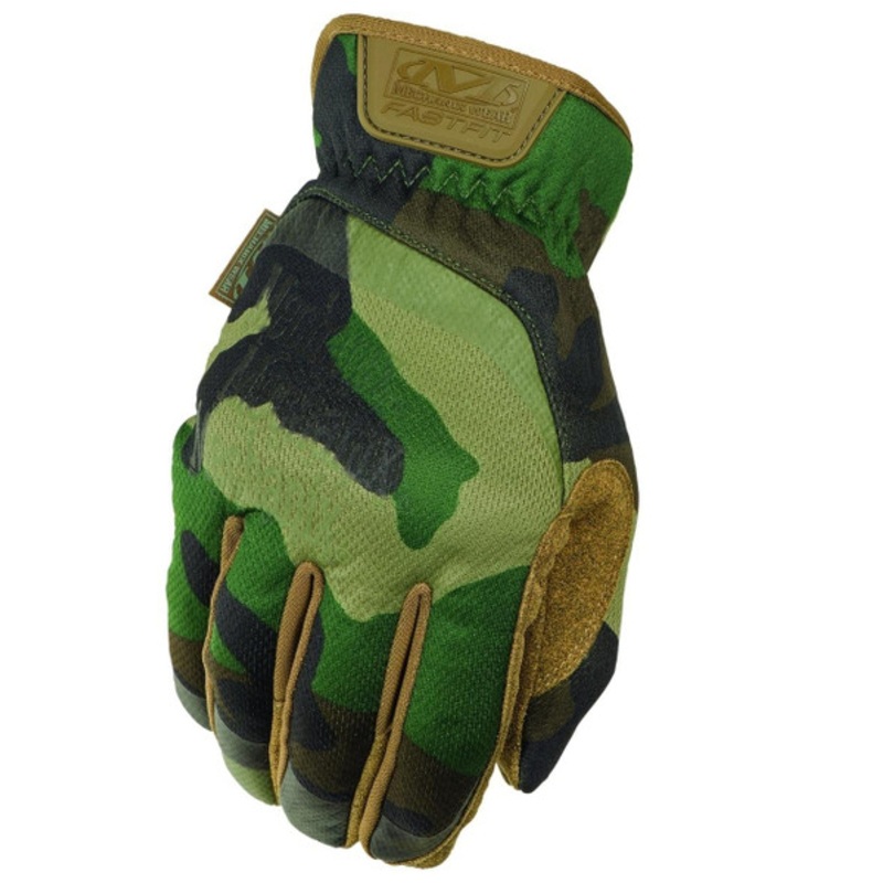 Mechanix FastFit Gloves, Woodland Camo