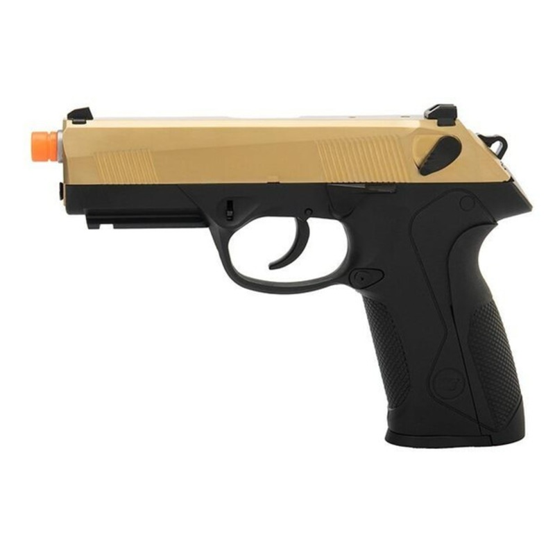 WE Tech Bulldog Full Size Full Metal Gas Blowback Airsoft Pistol, Titanium Gold