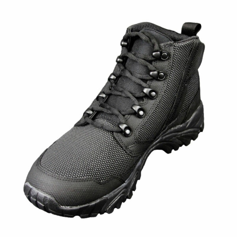 Altai 6 Side Zip Waterproof Superfabric Mesh Tactical Boots, Black