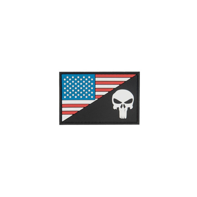 G-Force US Flag with Punisher PVC Morale Patch