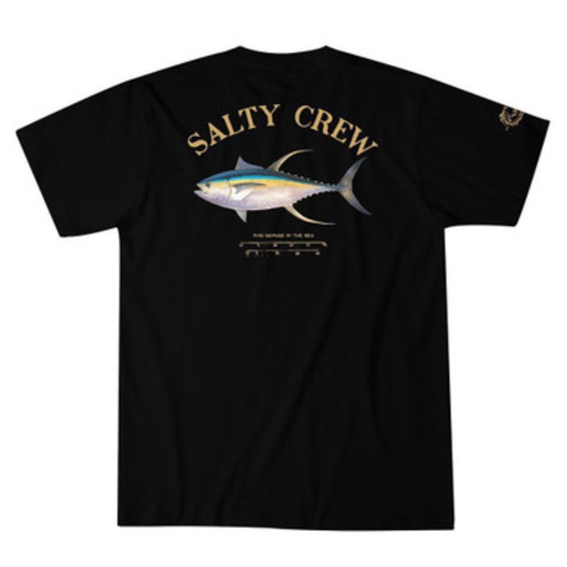 Salty Crew Ahi Mount Short Sleeve T-Shirt – Black – M