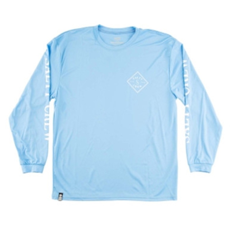 Salty Crew Ballyhoo Long Sleeve T-Shirt – Columbia Blue – L
