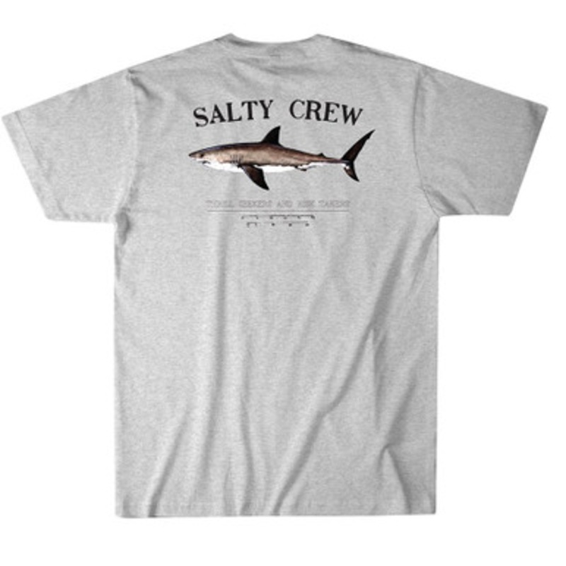 Salty Crew Bruce Short Sleeve T-Shirt – Athletic Heather – 2XL