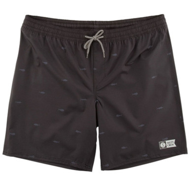 Salty Crew Fish Pin Elastic Utility Boardshort – Black – S
