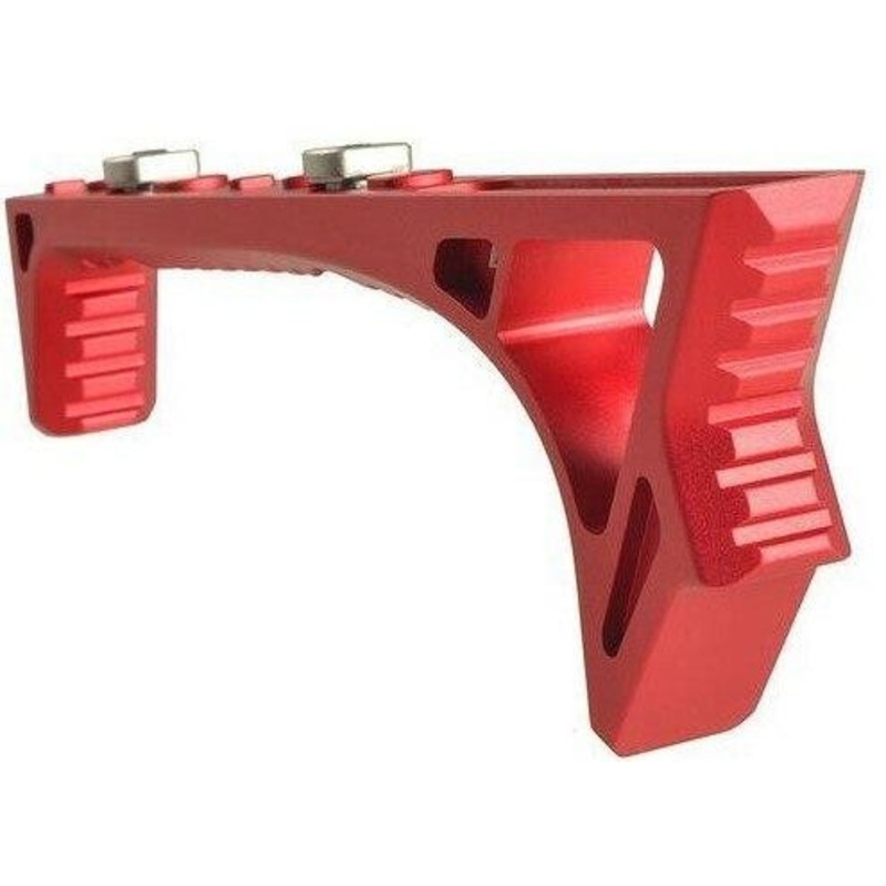 STRIKE Industries Link Curved Aluminum M-LOK /  Keymod Angled Foregrip, Red