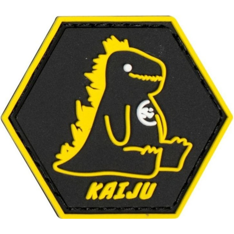 Valken Kaiju Hex 1.5 x 1.3 Morale Patch, Black