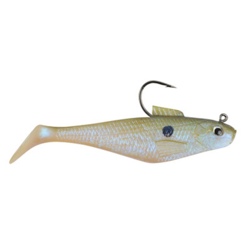 Berkley PBBSS4-SHD Powerbait Pre-Rigged Swim Shad – 4in