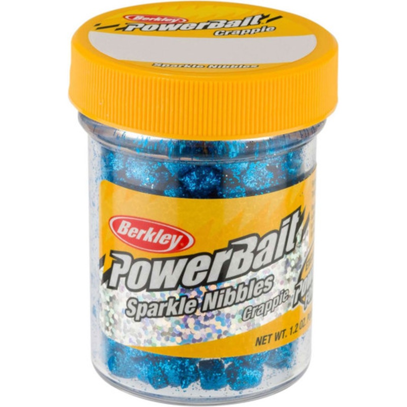 Berkley SCSN-BLSP PowerBait Sparkle Crappie Nibbles – Blue Sapphire