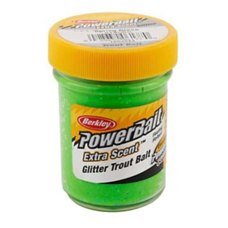 Berkley STBGSG PowerBait Glitter Trout Bait – Spring Green