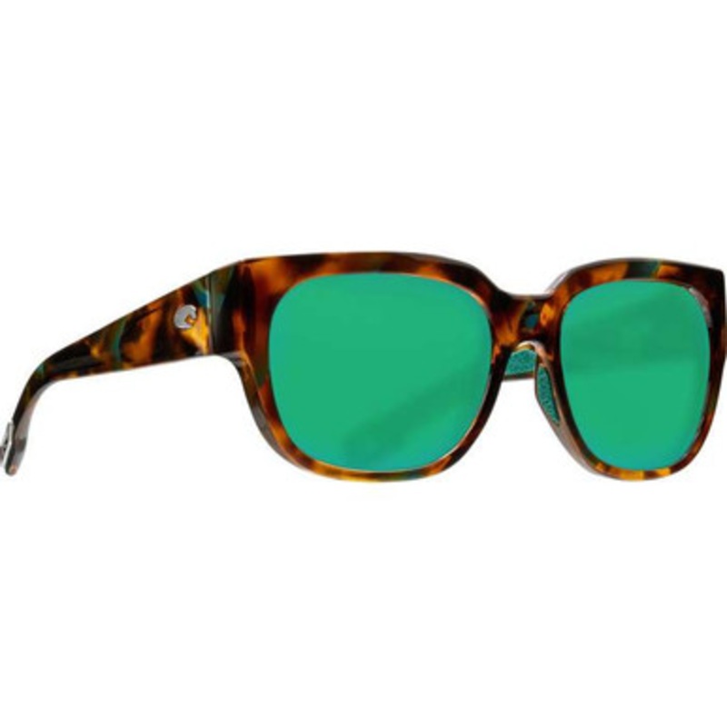 Costa Waterwoman Sunglasses – Shiny Palm Tortoise/Green Mirror
