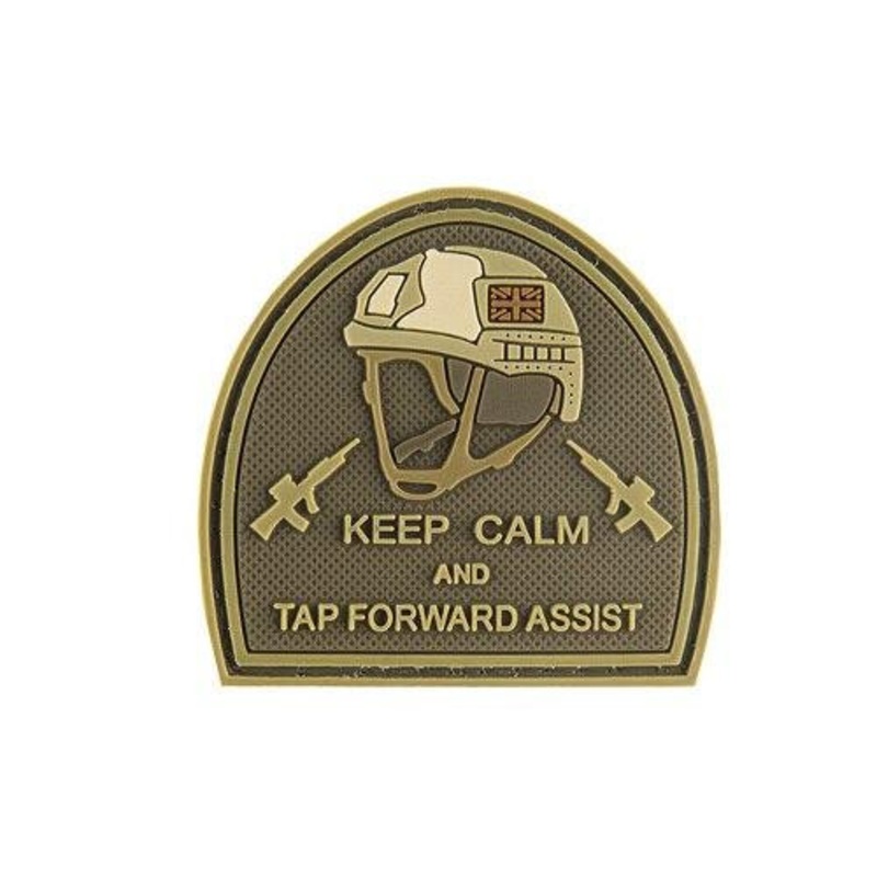 G-Force Keep Calm and Tap Forward Assist PVC Morale Patch