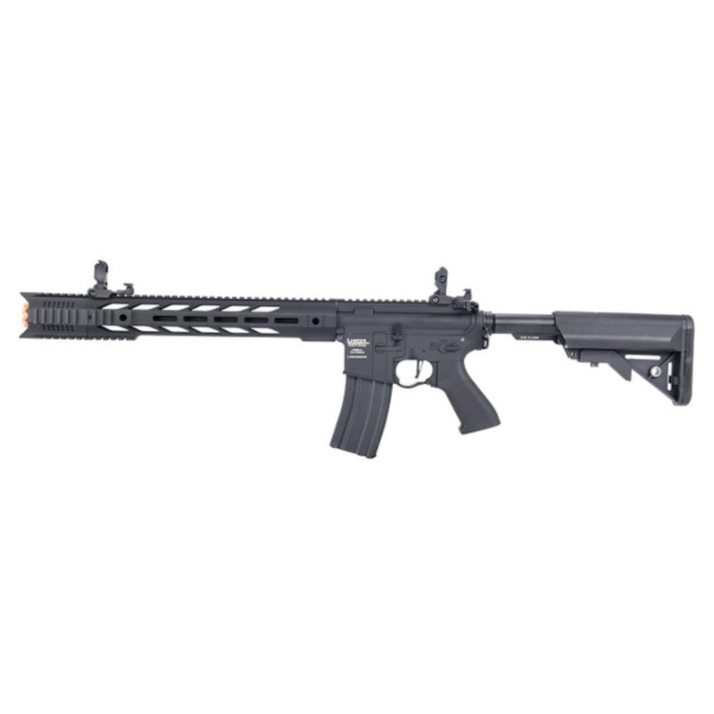 Lancer Tactical Interceptor SPR ProLine Series High FPS AEG Airsoft Rifle, Black