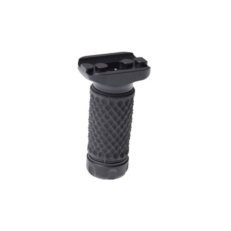 Raptors Airsoft Golf Ball Pattern Keymod Short Forward Grip, Black