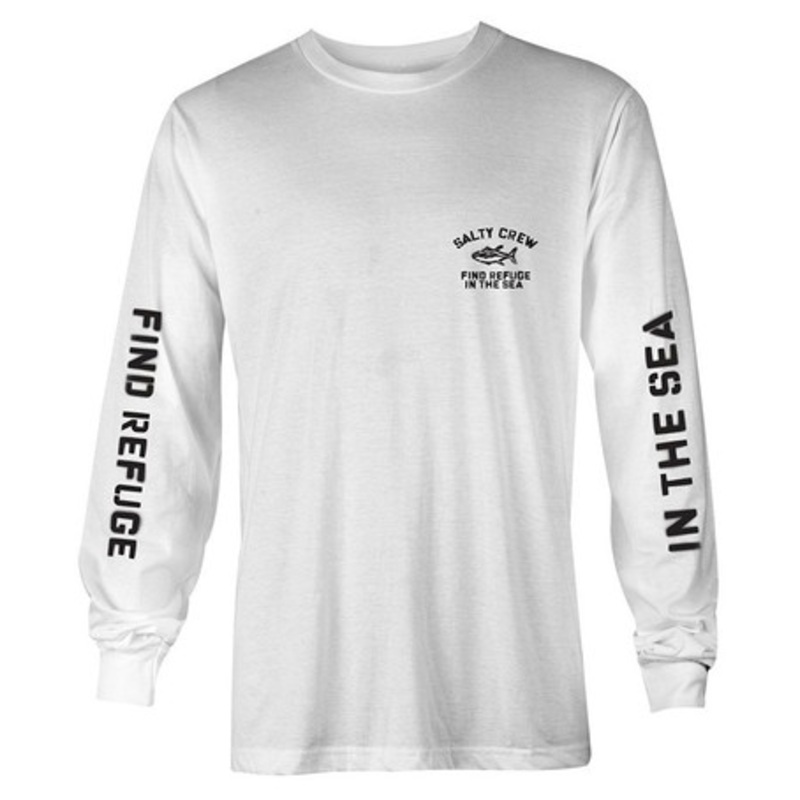 Salty Crew Vandal Long Sleeve T-Shirt – White – L